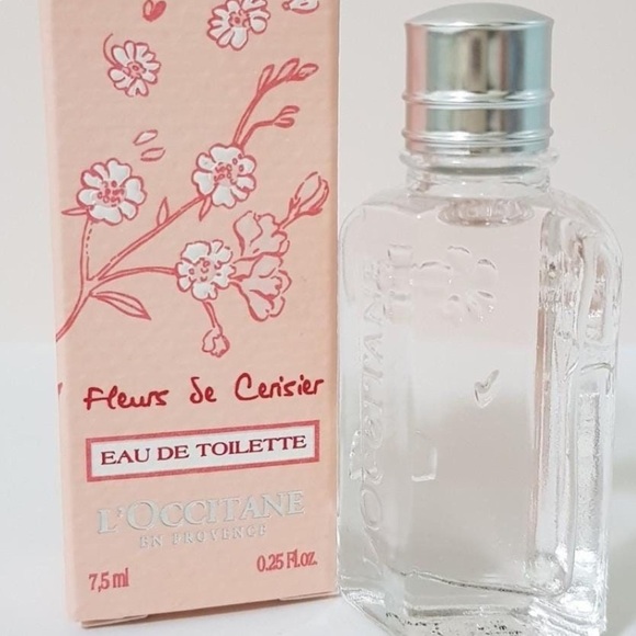 L'OCCITANE Other - L'OCCITANE Cherry Blossom Silver and Pink small miniature